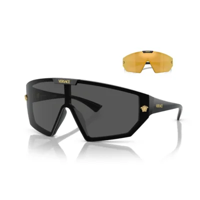 Gafas de Sol Versace VE4461 47MM Negro Gris Dorado Kit