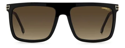 Anteojos de Sol Carrera 1048/S Negro con Lentes Degradados Marrones 58mm