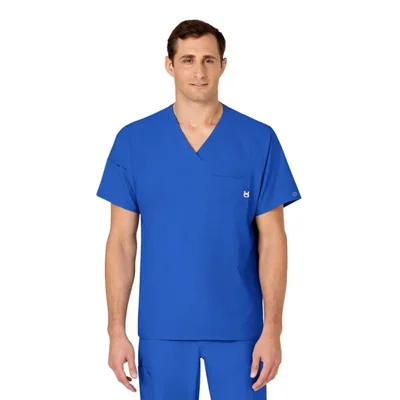 Top de Uniforme WINK Cuello en V 6 Bolsillos Royal 3X Grande