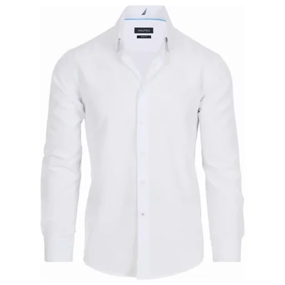 Camisa Nautica Slim Fit de manga larga y stretch