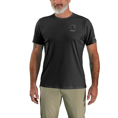 CAMISETA Carhartt XXL Negra con gráfico Sun Defender
