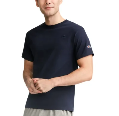 Camiseta Champion 4XL Alta Azul Marino Oscuro de Algodón