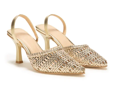 Zapatillas Strona Doradas para Mujer