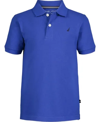 Camisa Polo Nautica para Niños 10-12 – Ancla Cobalto