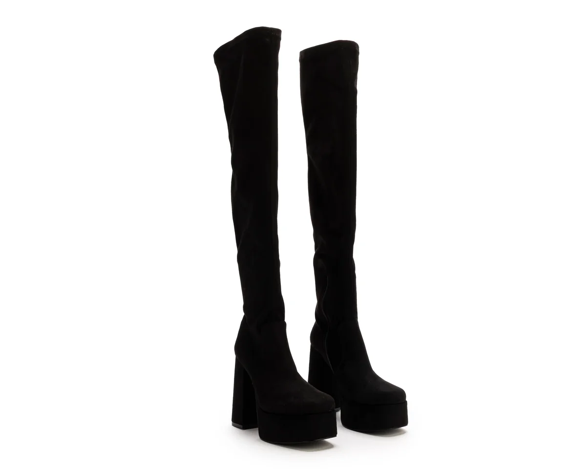 Botas Casuales Strona Negras para Mujer