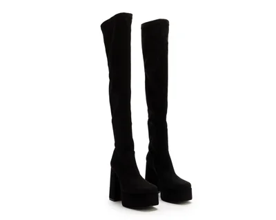 Botas Casuales Strona Negras para Mujer