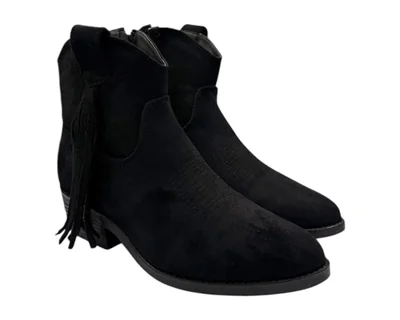 Botas Vaqueras Frida Kollection con Flecos para Mujer