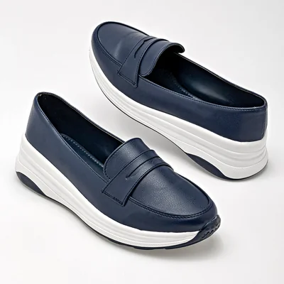 Zapato Casual Clasben Azul Dama