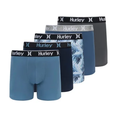 Calzoncillos tipo bóxer Hurley Laniakea Combo talla S pack de 5