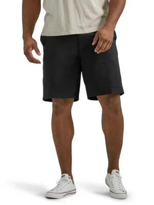 Shorts Lee Big & Tall 46 negro 25 cm frontal plano