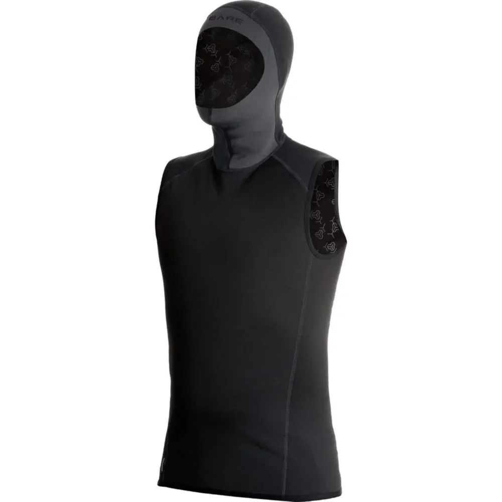 Chaleco con Capucha Bare Exowear Unisex Negro XL