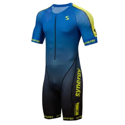 Traje de triatlón Synergy para hombre XL Hydra Flux manga corta