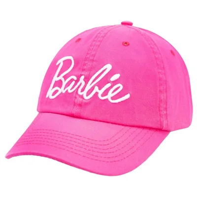 Gorra de béisbol Barbie para mujer rosa snapback ajustable