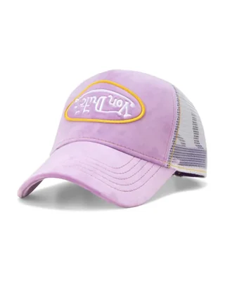 Gorra Von Dutch de Terciopelo Estilo Camionero Snapback Unisex