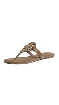 Sandalia Tory Burch Miller River Rock talla 7 EE. UU.