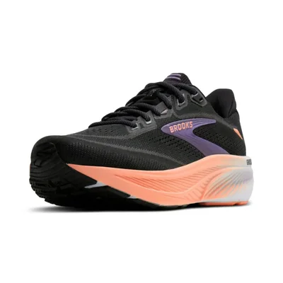 Zapatilla de running Brooks Ghost 18 mujer negro/uva oscuro/melocotón talla 7 (mediana)