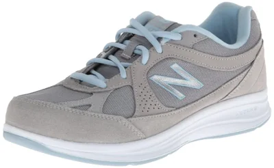 Zapato de caminar New Balance 877 V1 plateado talla 6 estrecho