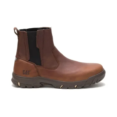 Bota CAT Mujer Abbey con puntera de acero talla 10 color Butterscotch