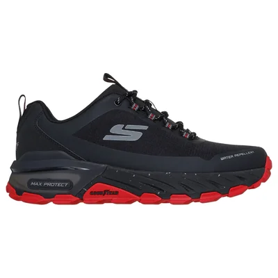 Tenis Skechers Outdoor Promote Track Color Negro Rojo Para Hombre