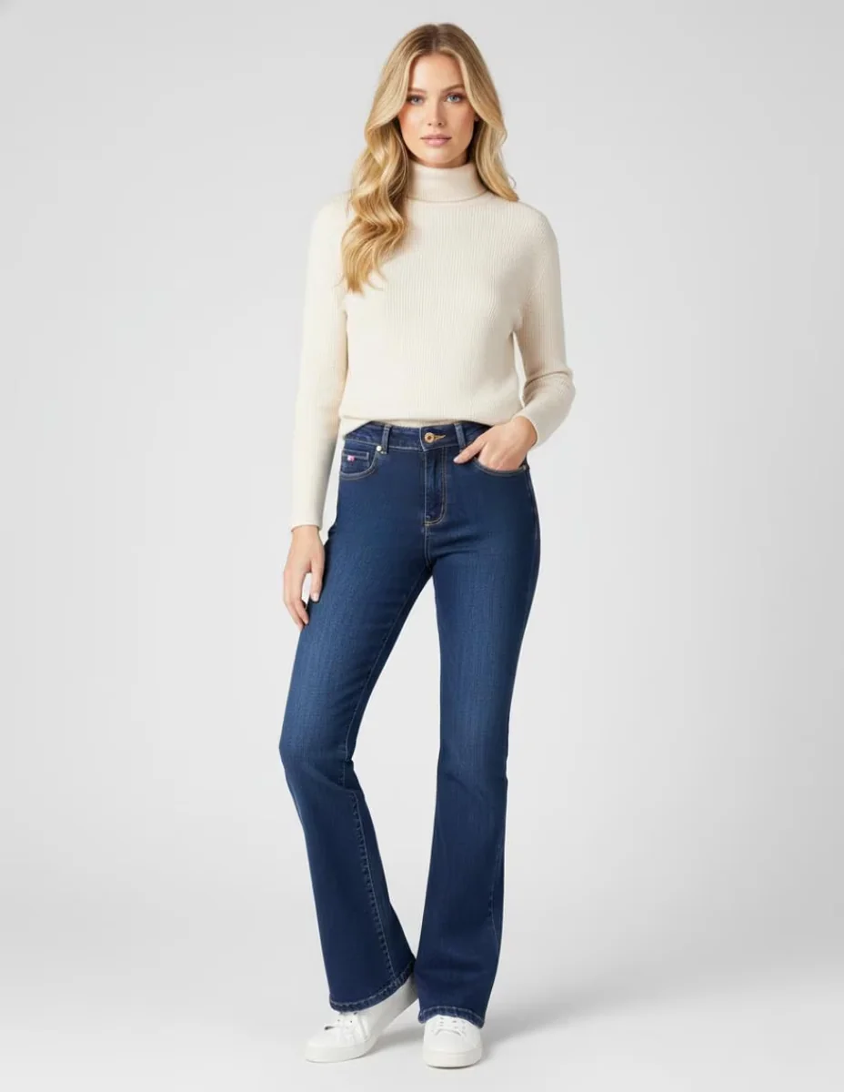 Jeans boot Obs Jeans para mujer 17 Azul medio