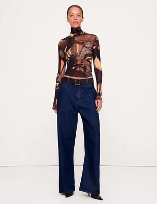 Blusa manga larga para mujer