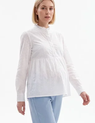 Blusa maternidad manga larga