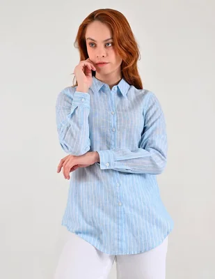 Blusa manga larga para mujer