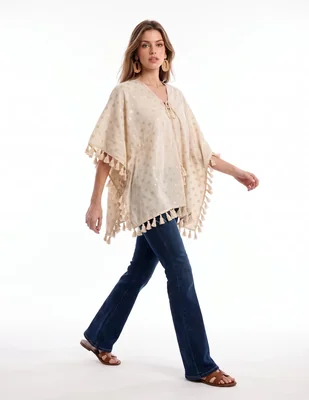 Salida de playa kimono Dolores Cortés para mujer