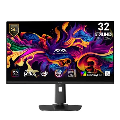 MSI mag 321UPX QD-OLED, Monitor para Juegos 4K UHD Quantum Dot OLED de