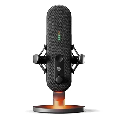 Micrófono USB SteelSeries Alias para PC con soporte amortiguador