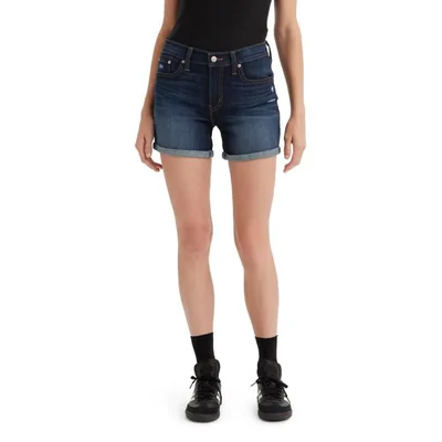 Shorts Levi's 34 para mujer longitud media denim ajuste entallado