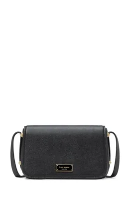 Bolso bandolera Kate Spade New York Liv de cuero negro