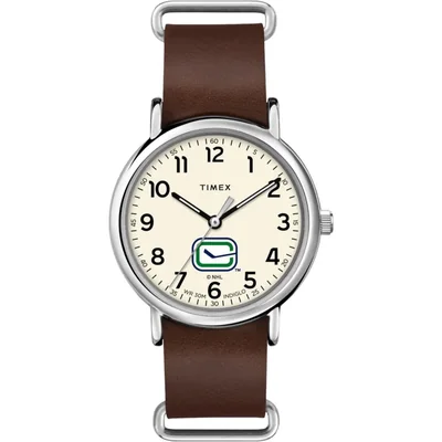 Reloj Timex 40 mm NHL Vancouver Canucks de cuero