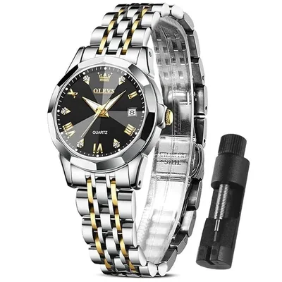 Reloj GUESS silicona dorado rosa