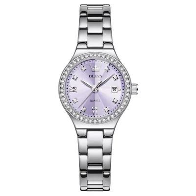 Reloj OLEVS acero dama iluminado