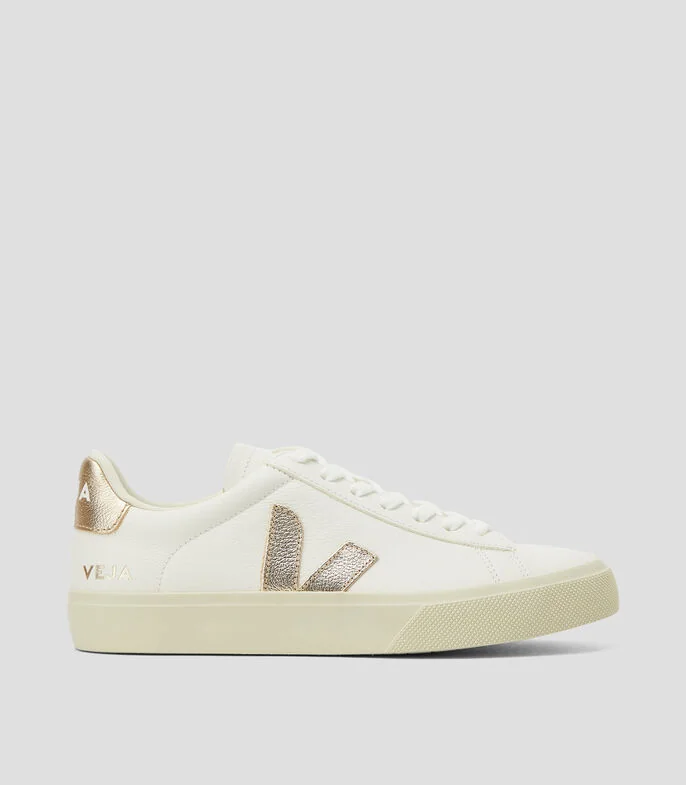 Tenis casuales con plataforma Campo en piel Mujer