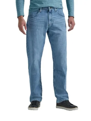 Jeans Wrangler 40W x 86 cm Corte Relajado Stonewash Flex