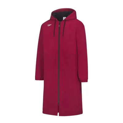 Abrigo Speedo Standard Parka Granate del Equipo Talla Mediana