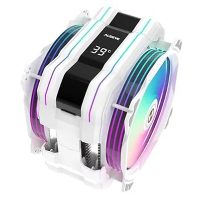 DISIPADOR CPU ALSEYE M120D PLUS-W II 700-1900RPM ARGB 145*105*160MM WHITE