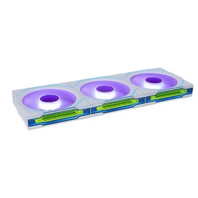 KIT 3 VENTILADORES LIAN LI SL INFINTY WHITE RGB WIRELESS 120MM