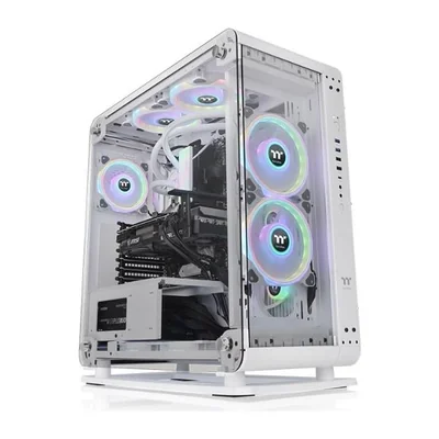 Gabinete Thermaltake Core P6 TG Snow Semi Torre - ATX/Mini-ITX/Micro-ATX, USB 2.0/3.0, sin Fuente, sin Ventiladores Instalados