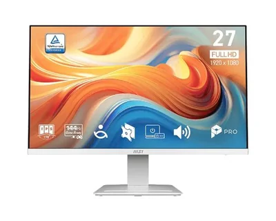 MONITOR MSI 27" PRO MP273W E14A 1920 x 1080 (FHD) 144Hz 1ms MPRT/4ms GtG BLANCO