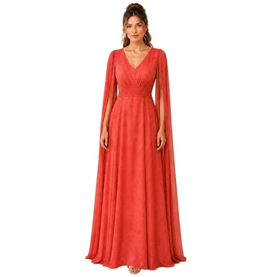 Vestido de Fiesta Largo Liso la Difference para Mujer