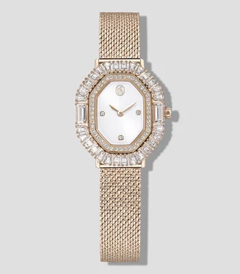 Reloj para Mujer Matrix Octagon casual dorado
