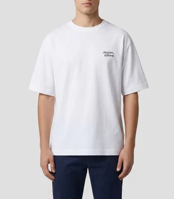 Playera cuello redondo manga corta estampada Hombre