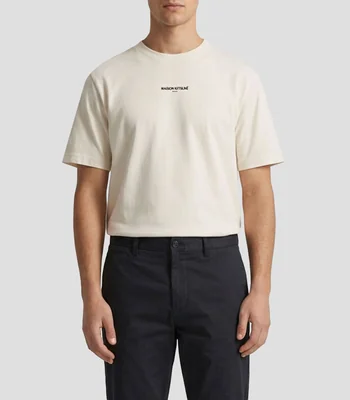 Playera cuello redondo manga corta lisa Hombre