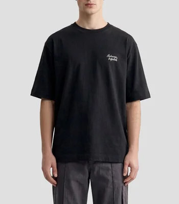 Playera cuello redondo manga corta estampada Hombre