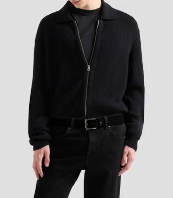 Suéter cuello camisero Hombre