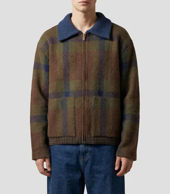 Suéter cuello camisero Hombre