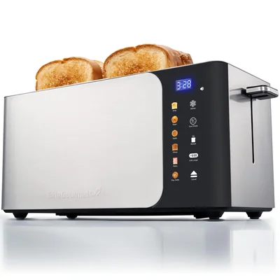 Tostadora Elite Gourmet Ect5924d Smarttoast De Acero Inoxidable Para 4 Rebanadas - Venta Internacional.